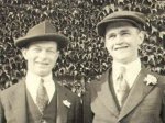 Linus Pauling and Paul Emmett, Oregon Agricultural College, 1920.