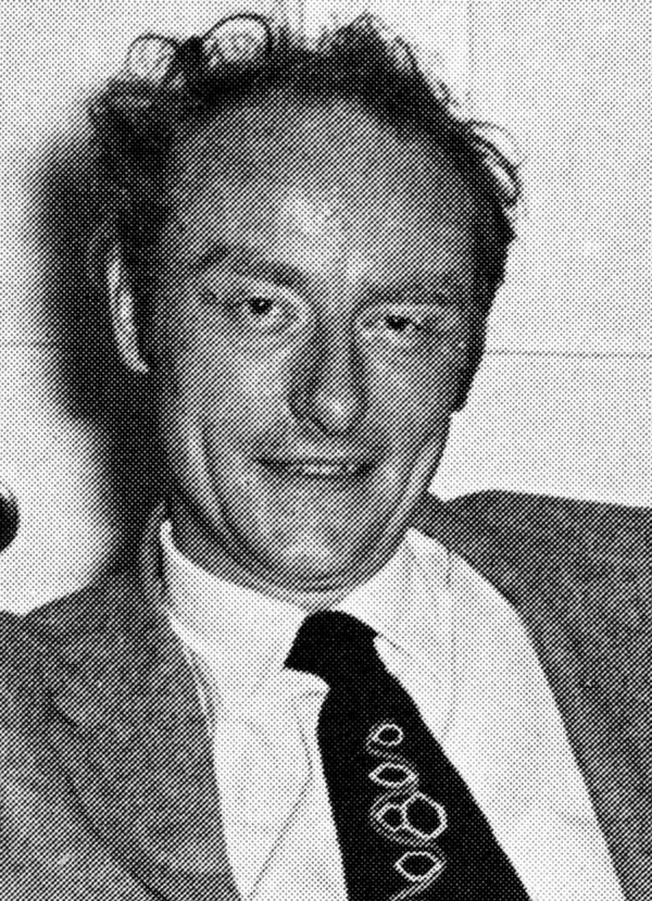 Portrait of Francis Crick.