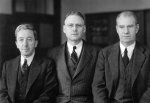 Members of the Tufts University Chemistry Department: Crosby F. Baker, Harris M. Chadwell and David E. Worrell.