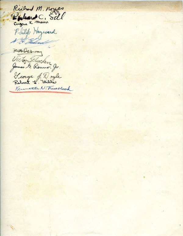 Letter from assorted scientists (including Linus Pauling) to Members of the Senate Committee on Commerce and the Senate Committee on Military Affairs. Page 4. November 13, 1945