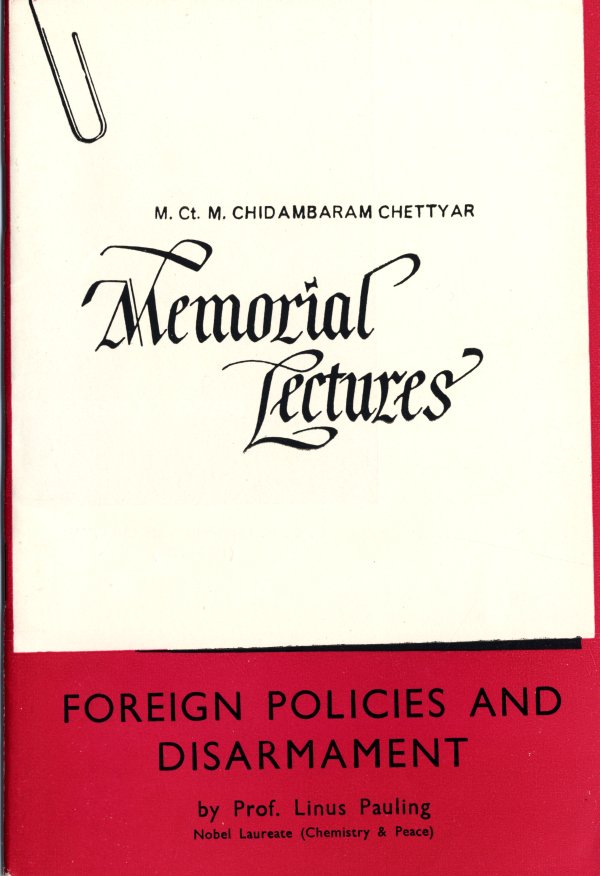 "Foreign Policies and Disarmament." Cover. 1964