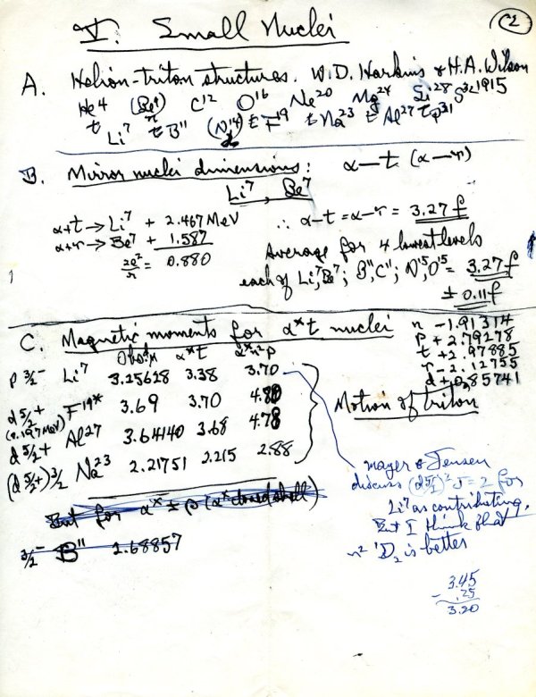 "Geometric Factors in Molecular Structure." Page 2. June 8, 1966