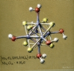 Pastel drawing of a compound of Molybdenum Dichloride.