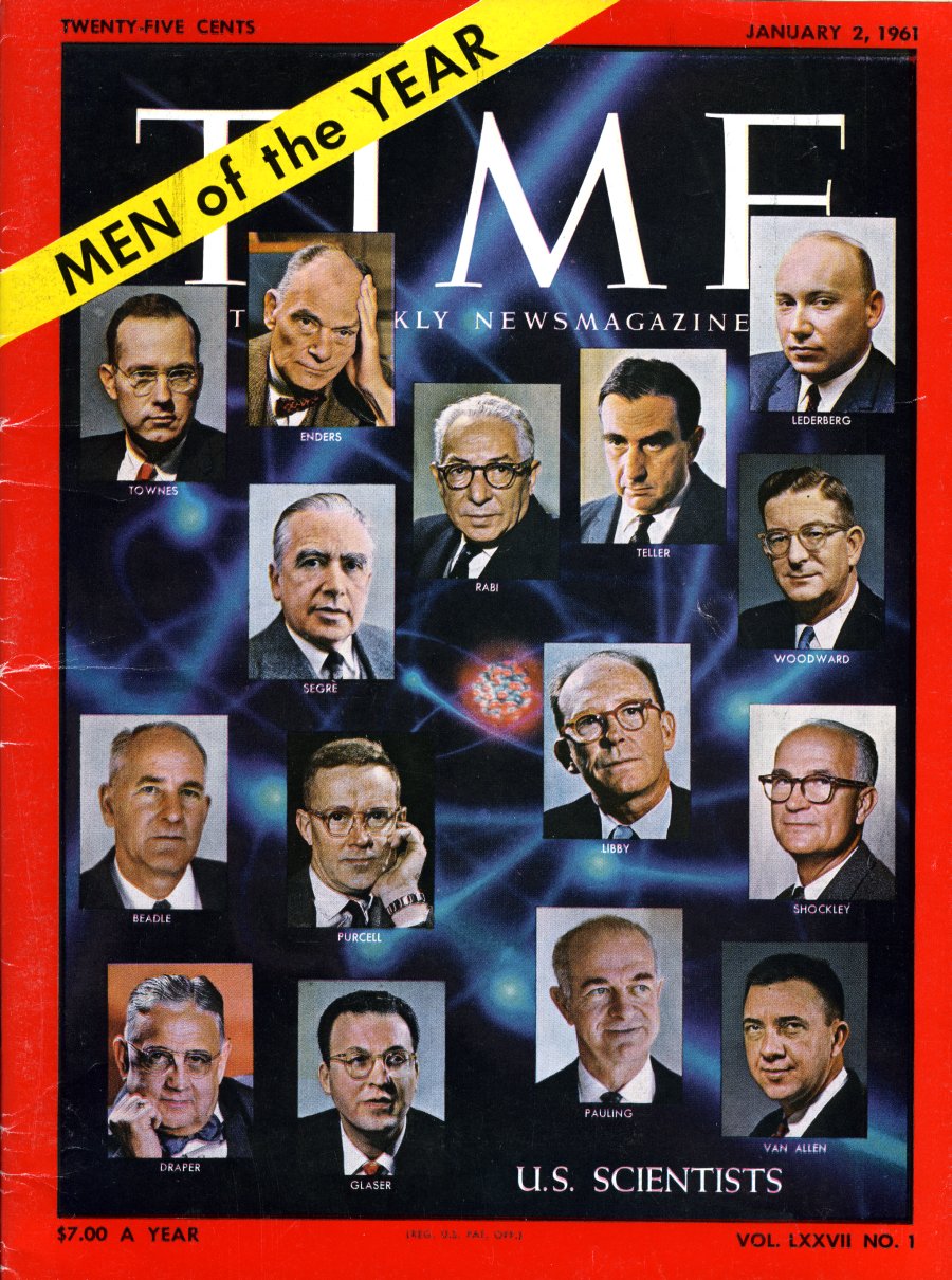 Time Magazine, Man of the Year, Magazine article. January 2, 1961