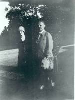 Arnold Sommerfeld and Ava Helen Pauling in Munich, Germany.