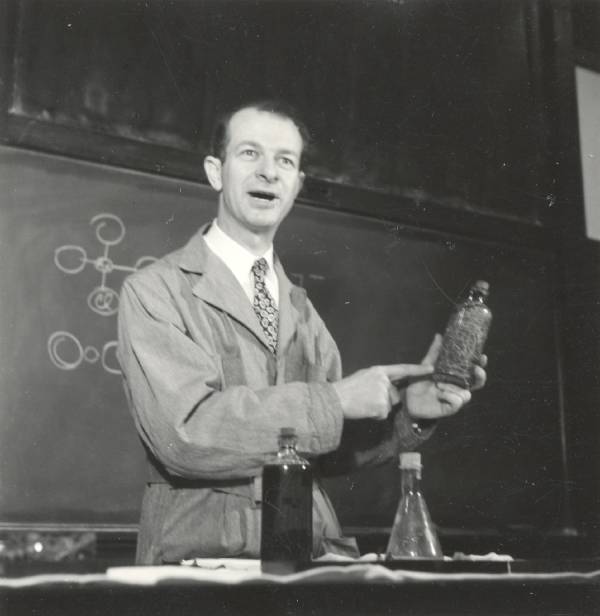 Linus Pauling, in lecture at California Institute of Technology.