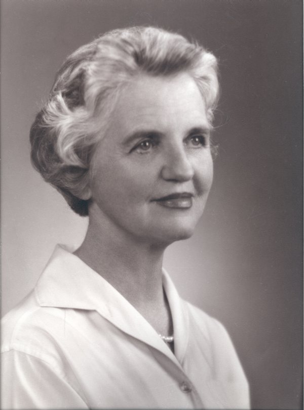 Portrait of Ava Helen Pauling.