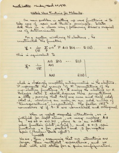 M.I.T. Lectures. Part 3 - Page 8. April 1932 - April 1933