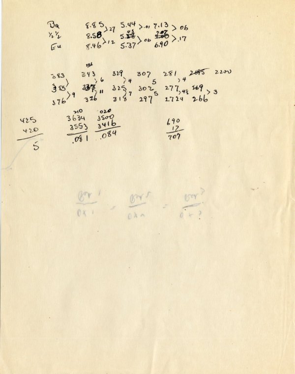Notes re: the structure of BaSO4 Page 3. 1937