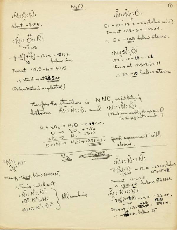 "The Carbon-Oxygen Bond." Page 2. 1931