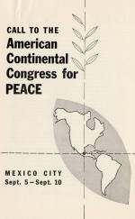 "Call to the American Continental Congress for Peace."