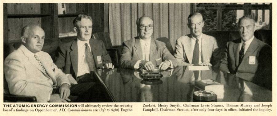 Members of the Atomic Energy Commission.