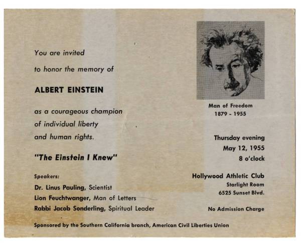 "The Einstein I Knew."