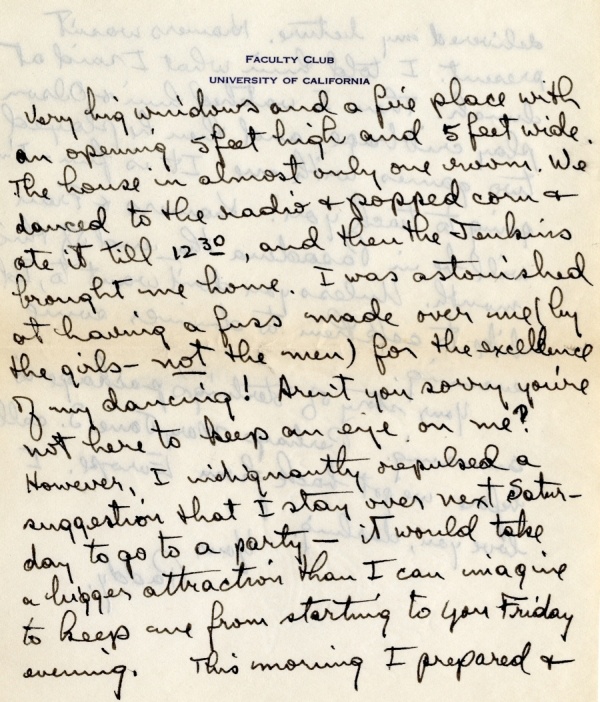 Letter from Linus Pauling to Ava Helen Pauling. Page 3. April 13, 1931