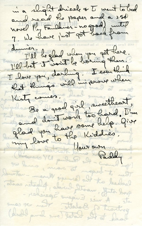 Letter from Linus Pauling to Ava Helen Pauling. Page 2. August 16, 1942