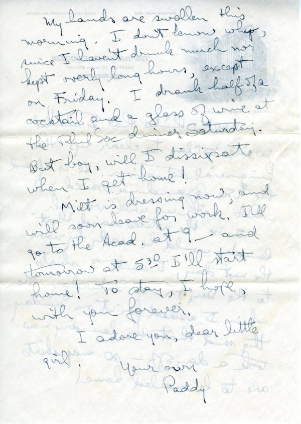 Letter from Linus Pauling to Ava Helen Pauling. Page 4. April 26, 1943
