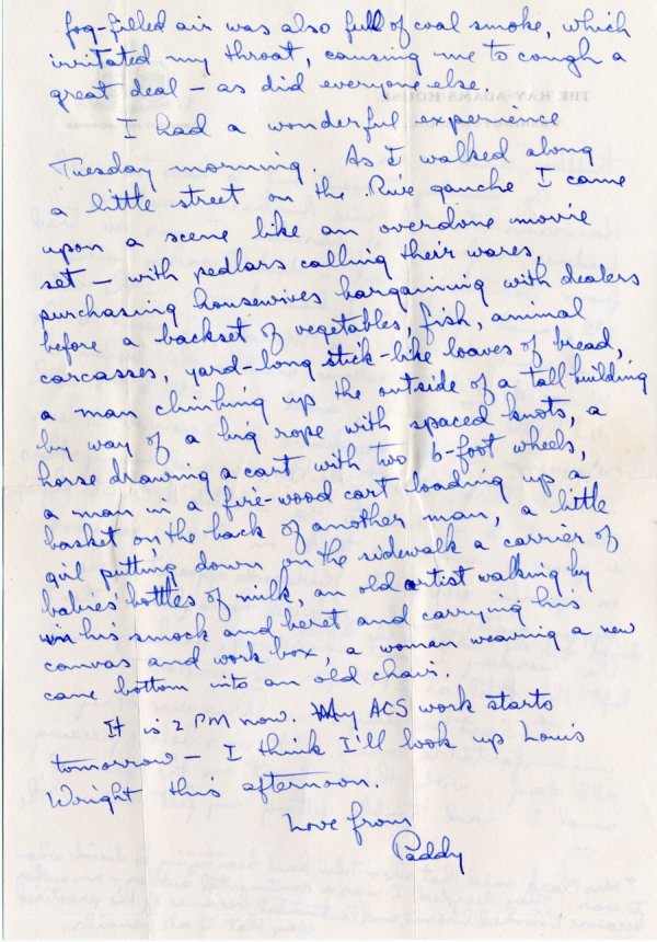 Letter from Linus Pauling to Ava Helen Pauling. Page 4. December 2, 1948