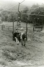 Ava Helen and Linus Pauling at the 7th Pugwash Conference, Stowe, Vermont, 1961.