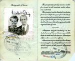 El pasaporte de 1953 de Ava Helen y Linus Pauling.