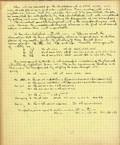 Book 04 Page 0 Linus Pauling Research Notebooks Special Collections Archives Research Center