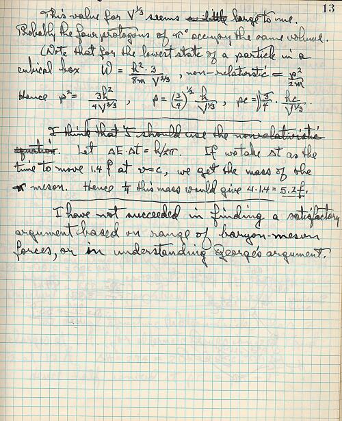 Book 31 Page 013 Linus Pauling Research Notebooks Special
