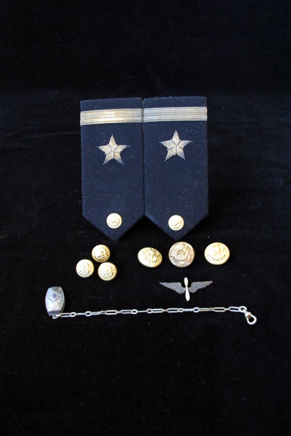 Naval artifacts dating to Williams's and Williams's father's military service.