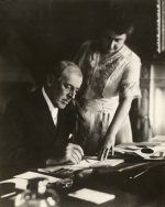 Woodrow Wilson and his wife, Edith Bolling Galt.