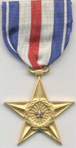 Silver Star ribbon and medal