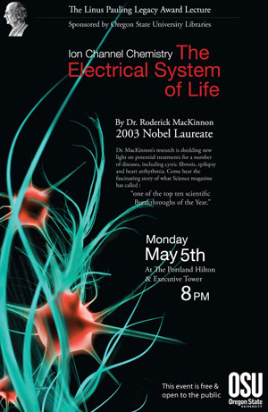 “Ion Channel Chemistry: The Electrical System of Life,” Dr. Roderick MacKinnon. May 5, 2008