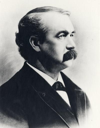 <p>John McKnight Bloss, ca. 1890s. Bloss was the third president <span class='highlight1 bold'>of</span> Oregon <span class='highlight2 bold'>Agricultural</span> <span class='highlight0 bold'>College</span> from 1892-1896. Bloss was also the Director of the <span class='highlight2 bold'>Agricultural</span> Experiment Station and Professor <span class='highlight1 bold'>of</span> Mental and Moral Science.</p><p>				During the years <span class='highlight1 bold'>of</span> his presidency, the school colors were changed from navy blue to orange and black, and intercollegiate athletics were formed. Bloss was also the first president to encourage women to study agriculture.</p><p>				The first school annual, The Hayseed, was created during his tenure.</p>