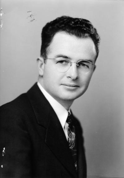 <p>Robert W. Henderson, 1947. Henderson received a B.S. in Agronomy in 1938 and later served as Assistant Director <span class='highlight3 bold'>of</span> the Agricultural Experiment Station <span class='highlight1 bold'>and</span> a Farm Crops faculty member from 1946-1976. Henderson was also</p><p>				known for his love <span class='highlight3 bold'>of</span> photography.</p>