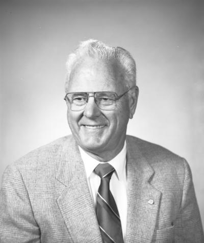 Warren Kronstad, September 1993. Kronstad was a faculty member in the Crop and Soil Science Department from 1959-1998. He led the Wheat Breeding Project, which created new varieties of wheat, and was also a recipient of the Oregon State University Distinguished Professor Award.