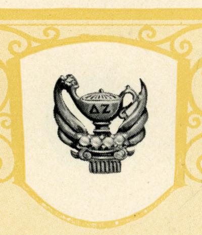 Delta Zeta logo, 1928.