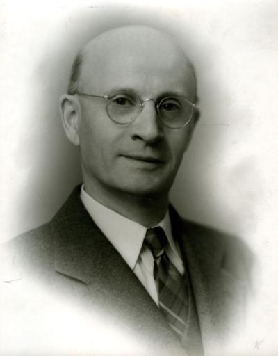 Winfred McKenzie Atwood, professor of plant physiology at OSC from 1913-1949 and Chairman of the Student Loan Board from 1918-1949.