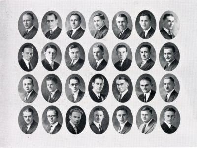 Members of the Interfraternity Council, 1924.