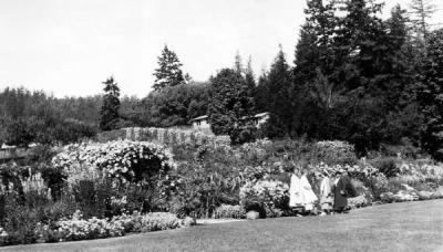 Butchart's Garden near Victoria, British Columbia, 1935.