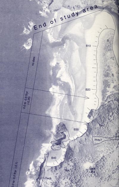 Segment of a Lincoln County Chronic Geologic Hazard Map, 1994.