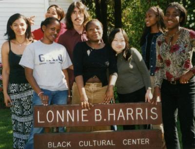 Staff of the Lonnie B. Harris Black Cultural Center, 2002-2003.