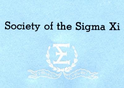 Sigma Xi logo, 1954.