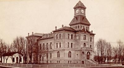 The Benton County Courthouse, 1892.