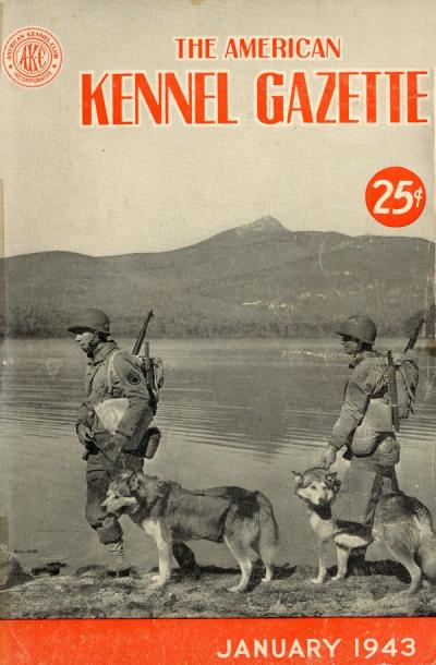 American Kennel Club Gazette. January 1943.