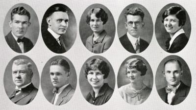 Members of Phi Kappa Phi, 1927.