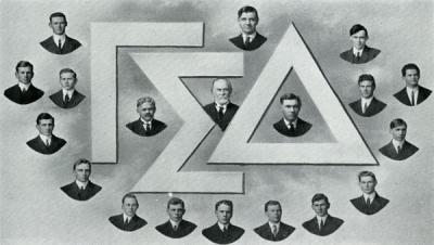 Gamma Sigma Delta members, 1915.