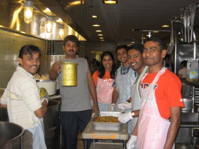 India Night food preparation, 2006