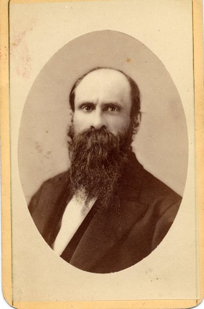 Sepia photographic portrait of Benjamin Lea Arnold.