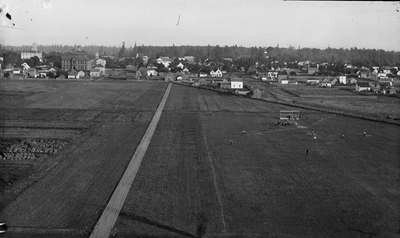 Aerial View of the Baseball Diamond and Lower Campus, 1892-1893