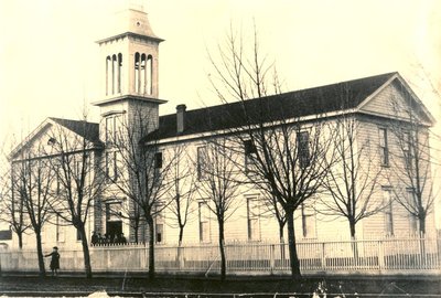 Corvallis College Building, 1880