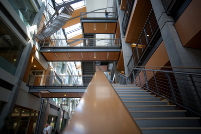 Interior view of the Kelley Engineering Center