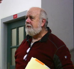 Professor Brauner on Waldo Hall Tour