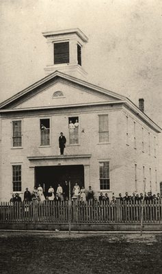 Old Corvallis College Building, ca. 1868